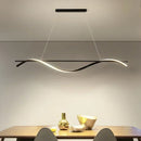 Ljojo LED Strip Chandelier - Nordic Minimalist Design - Modern Kitchen & Bedroom Pendant Light