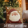 Christmas Santa Patterns Pillow Covers by Ljojo: Sofa, Bedroom, Car, Decor Cushion Cover