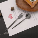 Ljojo 12Pcs Gold Mirror Stainless Steel Fork Spoon Set for Kitchen Dinnerware