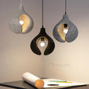 Modern LED Pendant Light Black Grey for Living Room Kitchen Bar by Ljojo