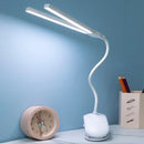 Ljojo LED Clip Reading Lamp Touch Control Dimmable Eye Protection Study Dormitory Office