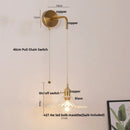 Ljojo LED Wall Lights Bar Clear Glass Bedside Lamp Stair Light Fixtures
