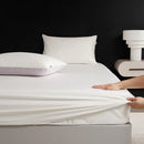 Ljojo Luxury Cotton Fitted Sheet for Hot Sleepers - Moisture-Wicking Mattress Cover