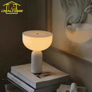 Danish Designer Marble Table Lamp USB Charging Touch Switch Medieval Cream Wind Desk Lights
