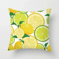 Lemon Pattern Summer Cushion Cover for Sofa Decor by Ljojo