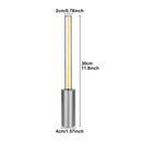 Ljojo LED Glass Table Lamp Night Light for Bedroom Study and Bedside