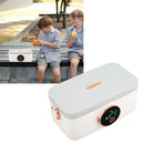 Ljojo 1L USB Rechargeable Wireless Lunch Warmer Box LED Display Cordless Office Car