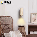 Yellow Travertine Wall Lamp Japanese Style for Bedroom Corridor Aisle - Ljojo