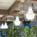 Ljojo Luxury Crystal Chandelier for High Ceiling Living Room