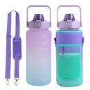 Ljojo 2L Insulated Water Bottle Sleeve - Large Capacity Portable Holder Bag