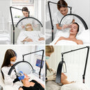 Ljojo 20 inch Half Moon LED Floor Light for Eyelash Extensions and Beauty Makeup