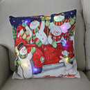 Ljojo LED Christmas Pillow Cover for Festive Holiday Decor