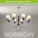 Ljojo Minimalist French Style Chandelier for Living Room Master Bedroom Lighting Fixtures