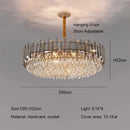 Modern Luxury Crystal Chandelier - Elegant Pendant Light Fixture by Ljojo