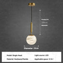 Ljojo Marble Chandelier Pendant Light Set