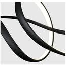 Ljojo LED Chandelier: Nordic Style Aluminum Alloy Pendant Light for Living Room & Dining Area