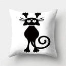 Cute Cat Cushion Cover 45x45cm - Ljojo Home Decor Pillowcases