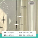 Ljojo Crystal Pendant Chandelier for Hotel Living Room Dining Table - Elegant Hanging Lights