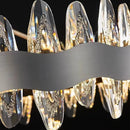 Ljojo LED Crystal Chandelier: Luxury Modern Living Room Pendant Lamp