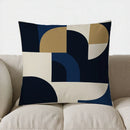 Geometric Pattern Throw Pillow by Ljojo for Modern Decor - Sofa, Bedroom, Car
