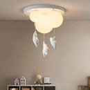 Ljojo Bear Ceiling Lamp Resin Pendant Light for Kid Children Kindergarten Living Room