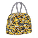 Ljojo Miniones Insulated Lunch Bag - Fun Kawaii Design, Large Capacity Cooler