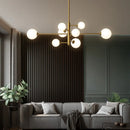 Geometry Chandelier Glass Pendant Light for Dining room Kitchen Island by Ljojo