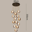 Ljojo LED Pendant Light for Modern Home Decor and Staircase Chandeliers