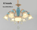 Modern Crystal Chandelier Light Bedroom Living Room Nordic Decoration - Ljojo