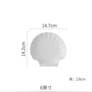Ljojo Melamine Shell Plate Dish Set - Restaurant Quality Tableware Dish