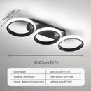 LED Ceiling Light Modern Round Square-shaped for Hallway Bedroom Living Room Luminaires by Ljojo