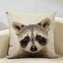 Animal Print Cushion 45x45cm for Sofa, Car Seat & Living Room Decor by Ljojo