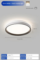 Ljojo 48w Round LED Ceiling Light with Remote Control