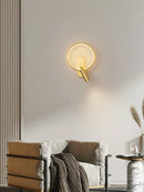 Ljojo Luxury Brass Copper LED Reading Wall Lamp