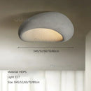 Cream Nordic Wabi Sabi LED Ceiling Light Chandelier for Bedroom Luxury Home Decor Lustre - Ljojo