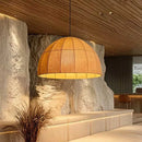 Ljojo Japanese Wabi Sabi Fabric Pendant Lights for Homestay Dining Room Decor