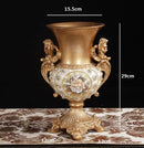 Ljojo™ European Resin Vase Dried Flower Arrangement Home Decor Plate