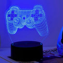 3D Game Controller Light - Birthday Gift for Children and Male Gamers - Night Light Game Decoration
