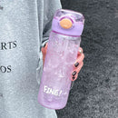 Ljojo 500/600ML Large Capacity Straw Water Bottle - BPA Free Sports Drinkware Cup