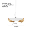 Nordic Minimalist Lotus Leaf Art LED Pendant Light Chandelier by Ljojo