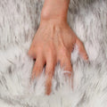 Ljojo Long Plush Fur Rug for Living Room, Bedroom - Luxurious Artificial Sheepskin Carpet
