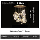 Ljojo Luxury Crystal Chandelier for Home Decor Dining Living Room