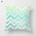 Ljojo Mint Green Blue Geometric Cushion Cover Modern Home Decor