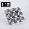 Ljojo Stainless Steel Magnetic Seasoning Box Set Wall-mounted Kitchen Jar