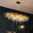 Gold Crystal Tree Branch Chandelier Modern Luxury Pendant Light by Ljojo