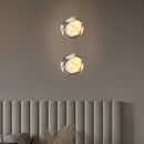 Ljojo Marble Ball Wall Lamp G9 Bulb Stone Sconce for Room Decoration