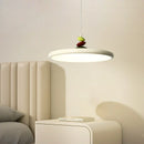 Ljojo Medieval Restaurant Pendant Light: Modern Nordic M Bean Flying Saucer Suspension Lamp