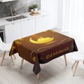 Elegant Ramadan Calligraphy Tablecloth for Eid Décor by Ljojo