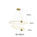 Modern LED Chandelier for Living Room Nordic Dining Room Pendant Lamps by Ljojo