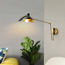 Ljojo Retro Industrial Style Rotatable Wall Lamps Matte Metal Sconce Lights E14 LED Bedroom Decor